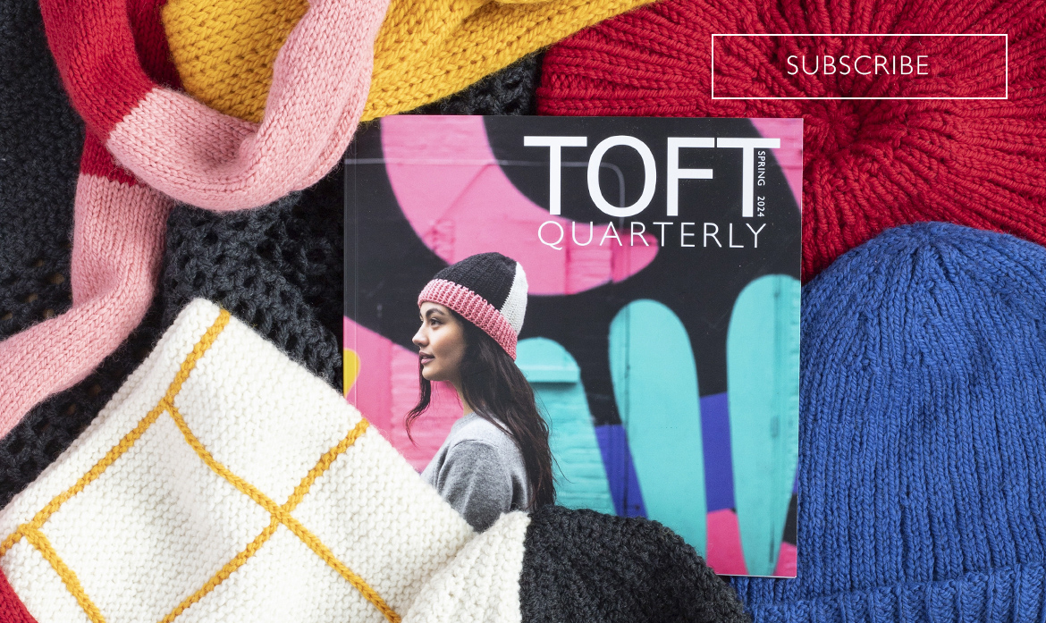toft quarterly magazine fashion knit crochet patterns hat cowl scarf wristwarmers